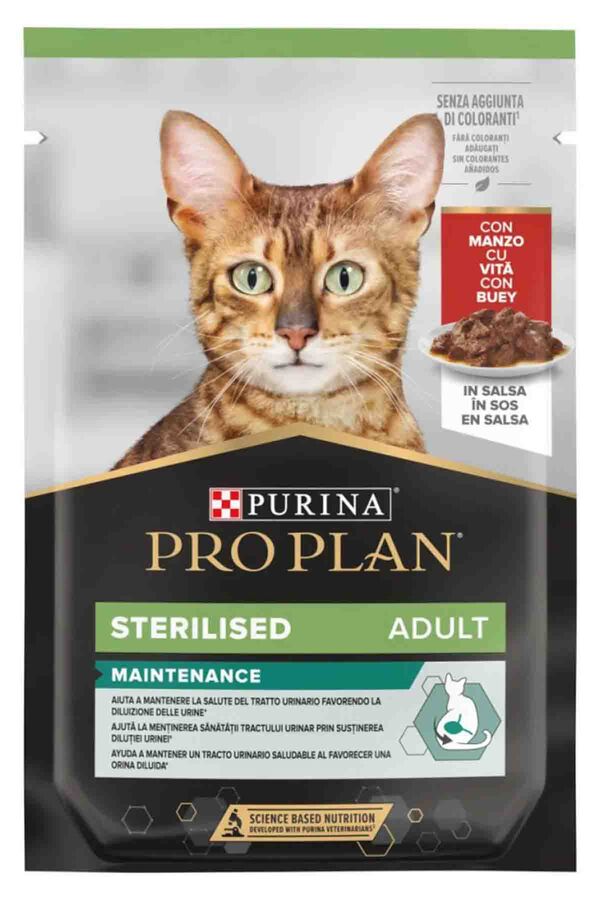 Pro Plan Sterilised Biftekli Kısırlaştırılmış Kedi Konservesi 85gr