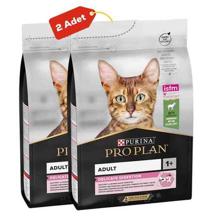 PROPLAN - Pro Plan Delicate Kuzu Etli Yetişkin Kedi Maması 2li Paket (3kg+3kg)