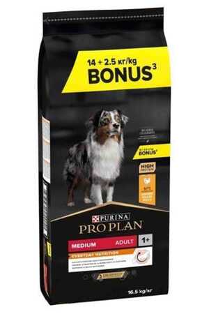 PROPLAN - Pro Plan Medium Adult Tavuklu Yetişkin Köpek Maması 16,5kg