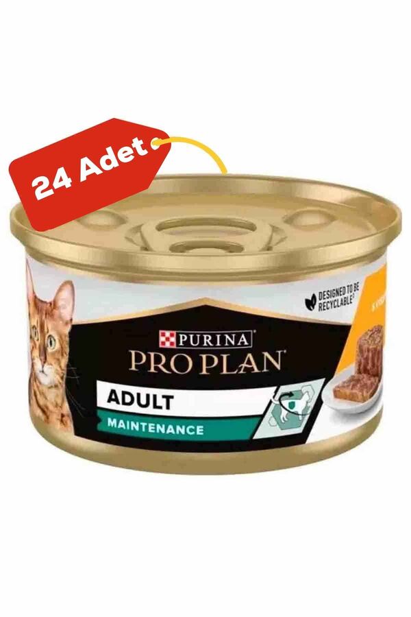 Pro Plan Tavuklu Yetişkin Kedi Konservesi 24x85gr 24lü