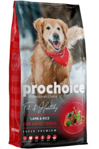 PRO CHOICE - ProChoice Fit & Healthy Kuzu Etli ve Pirinçli Yetişkin Köpek Maması 3kg