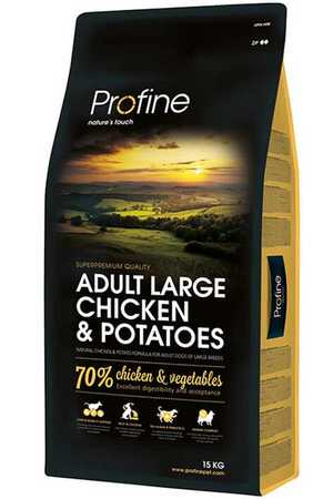 PROFINE - Profine Düşük Tahıllı Tavuk ve Patatesli Büyük Irk Yetişkin Köpek Maması 15kg