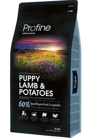 PROFINE - Profine Puppy Düşük Tahıllı Hipoalerjenik Kuzu Eti ve Patatesli Yavru Köpek Maması 15kg