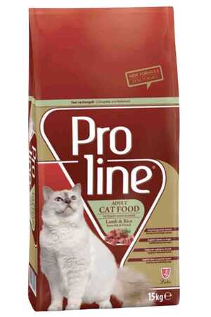 PRO LINE - Proline Kuzu Etli ve Pirinçli Yetişkin Kedi Maması 15kg