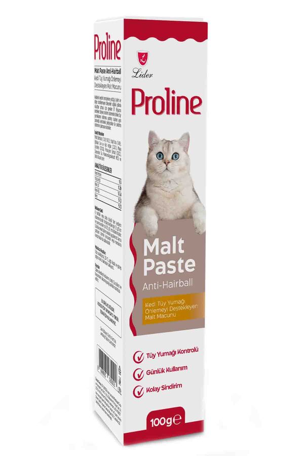 Proline Tüy Yumağı Önleyici Malt Kedi Macunu 100gr