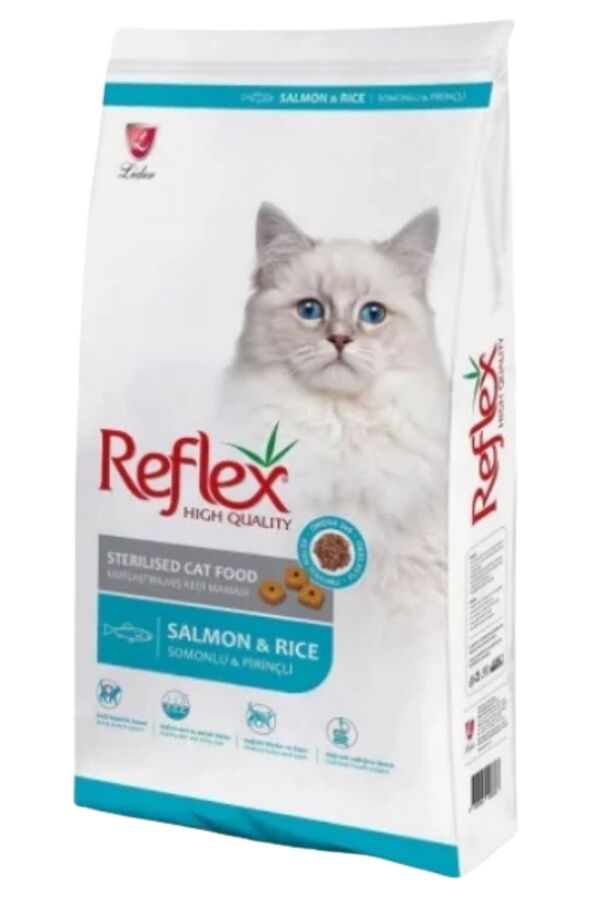 Reflex Somon Balıklı Kısırlaştırılmış Kedi Maması 15+1kg