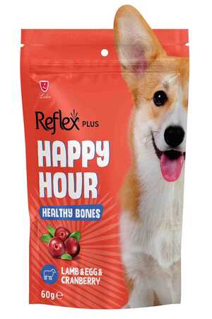 Reflex Happy Hour Sağlıklı Kemikler İçin Destekleyici Köpek Ödül Maması 60gr - Thumbnail