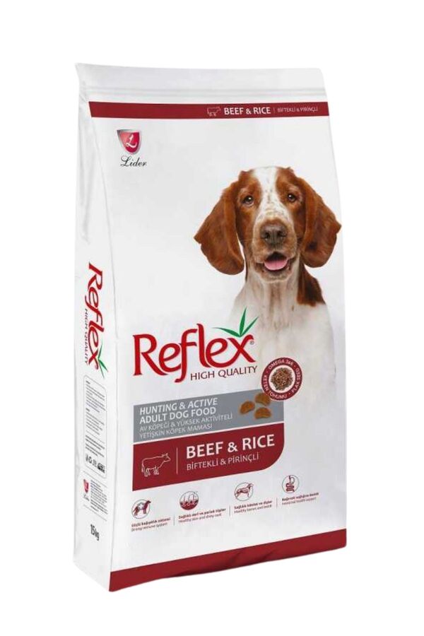 Reflex High Energy Biftekli Yetişkin Köpek Maması 15+1kg