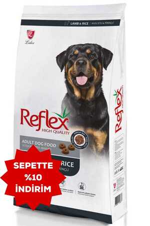 Reflex Kuzu Eti ve Pirinçli Yetişkin Köpek Maması 15kg - Thumbnail