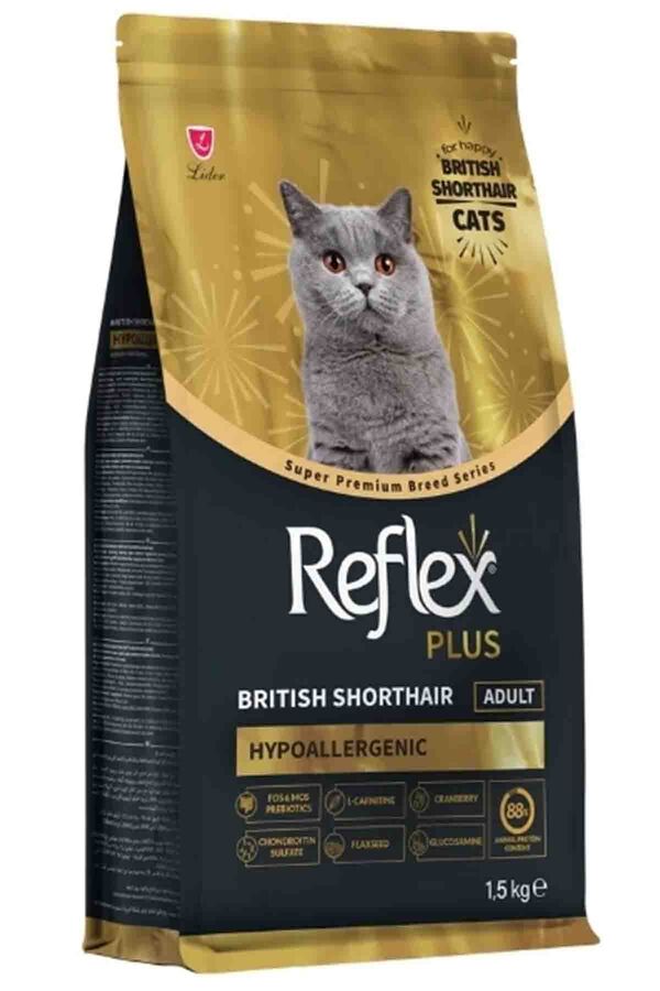 Reflex Plus British Shorthair Yetişkin Kedi Maması 1,5kg