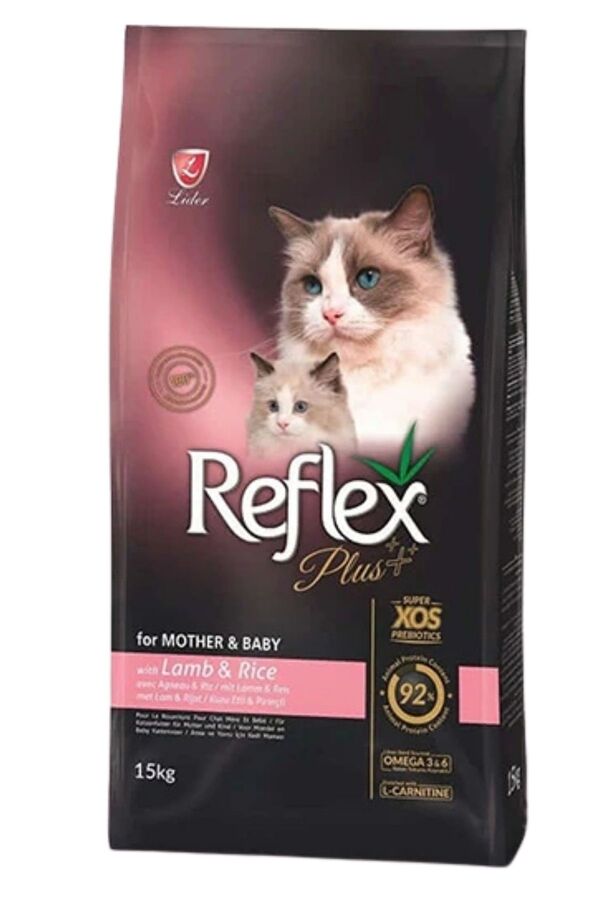 Reflex Plus Mother&Baby Kuzulu Yavru Hamile ve Emziren Kedi Maması 15kg