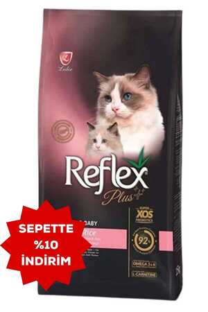 Reflex Plus Mother&Baby Kuzulu Yavru Hamile ve Emziren Kedi Maması 15kg - Thumbnail