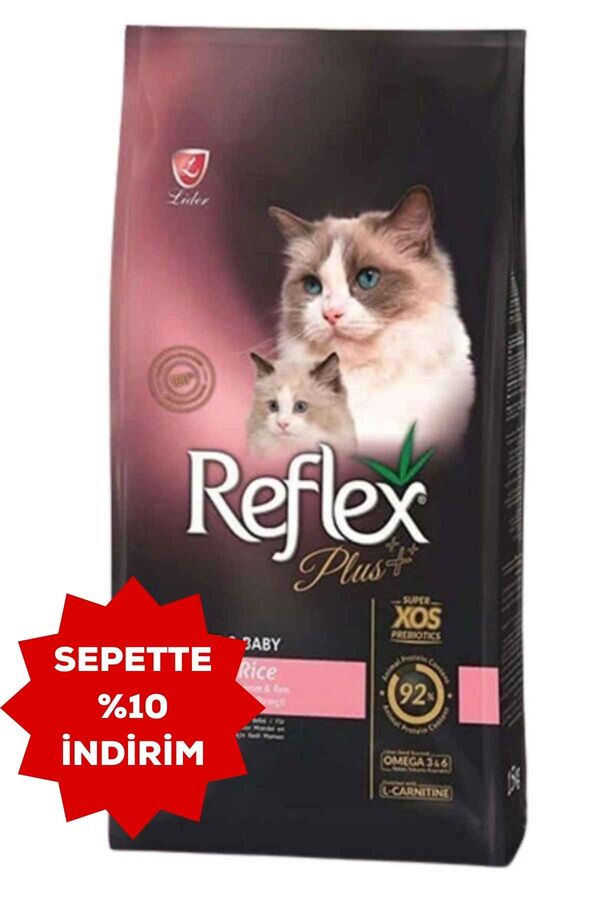 Reflex Plus Mother&Baby Kuzulu Yavru Hamile ve Emziren Kedi Maması 15kg