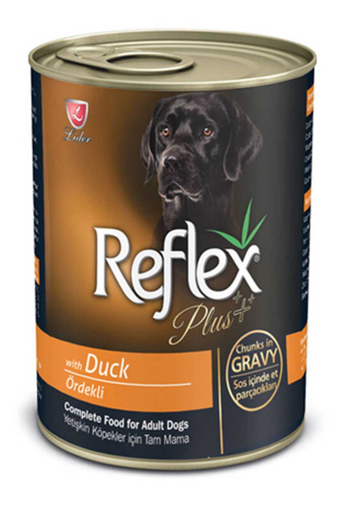 Reflex Plus Ördekli Yetişkin Köpek Konservesi 400gr