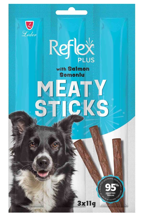 Reflex Plus Somonlu Çubuk Yetişkin Köpek Ödül Maması 3lü