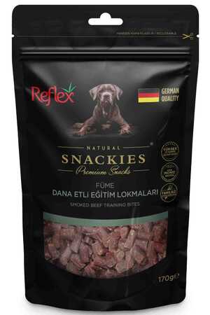 Reflex Snackies Füme Dana Etli Eğitim Lokmaları Köpek Ödül Maması 170gr - Thumbnail