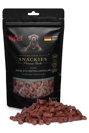 Reflex Snackies Füme Dana Etli Eğitim Lokmaları Köpek Ödül Maması 170gr - Thumbnail