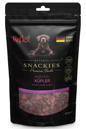 Reflex Snackies Kuzu Etli Küpler Köpek Ödül Maması 80gr - Thumbnail