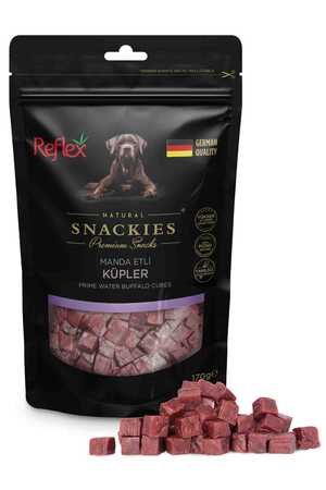 Reflex Snackies Manda Etli Küpler Köpek Ödül Maması 170gr - Thumbnail