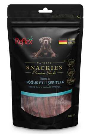 Reflex Snackies Ördek Göğüs Etli Şeritler Köpek Ödül Maması 90gr - Thumbnail