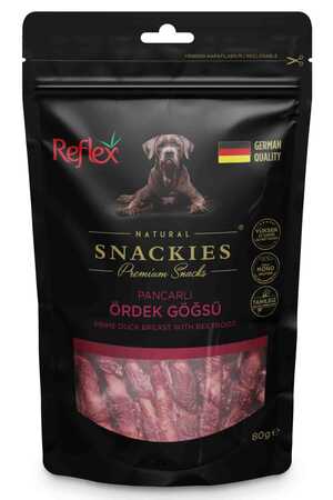 Reflex Snackies Pancarlı Ördek Göğsü Köpek Ödül Maması 80gr - Thumbnail