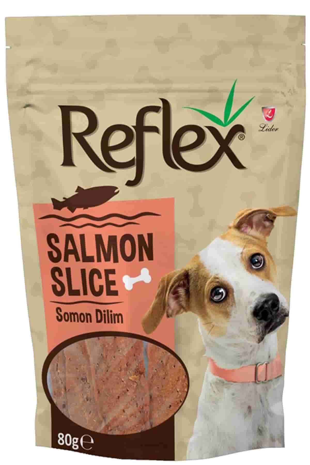 Reflex Somon Etli Dilim Köpek Ödülü 80gr