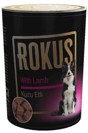 ROKUS - Rokus Kuzu Etli Köpek Konservesi 410gr