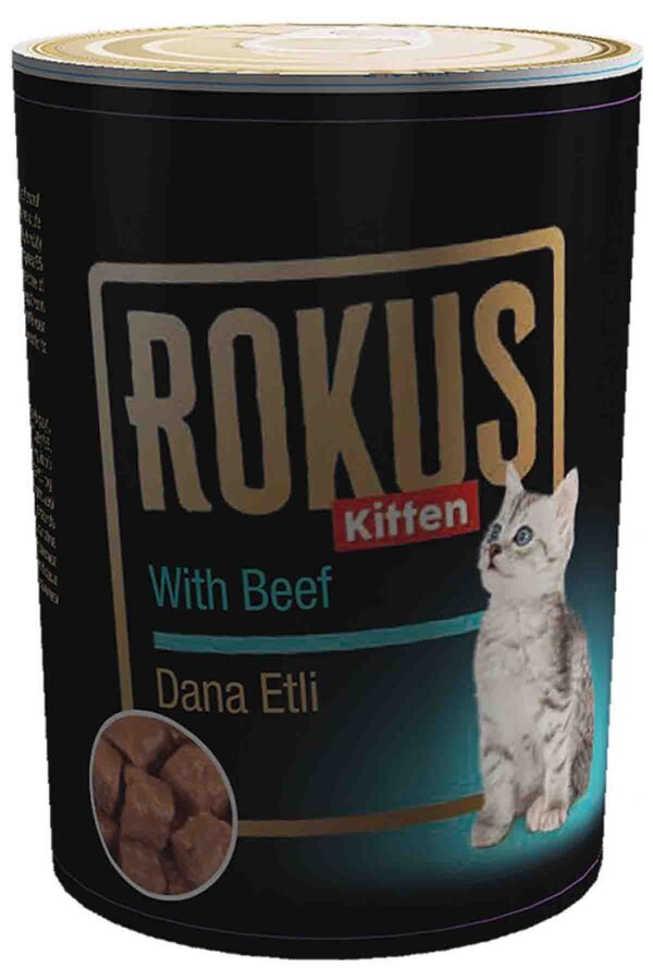 Rokus Dana Etli Yavru Kedi Konservesi 410gr