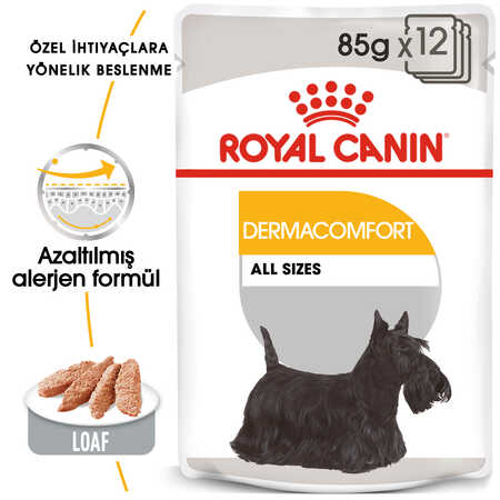 Royal Canin Dermacomfort Hassas Derili Yetişkin Köpek Konservesi 85gr - Thumbnail