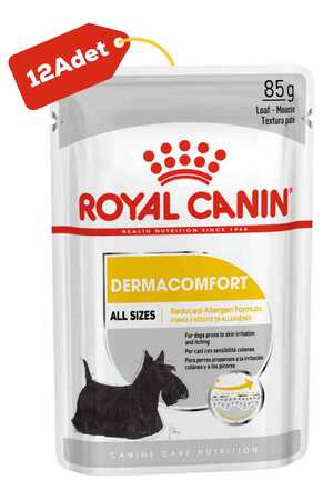 ROYAL CANIN - Royal Canin Dermacomfort Hassas Derili Köpek Konservesi 12x85gr 12li