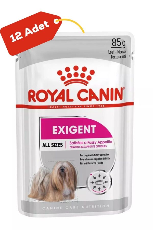 Royal Canin Exigent Seçici Köpek Konservesi 12x85gr (12li)