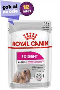 ROYAL CANIN - Royal Canin Exigent Seçici Köpek Konservesi 12x85gr (12li)