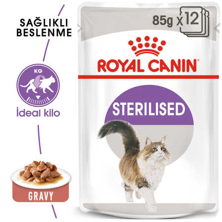 Royal Canin Gravy Kısırlaştırılmış Kedi Konservesi 12x85gr (12li) - Thumbnail