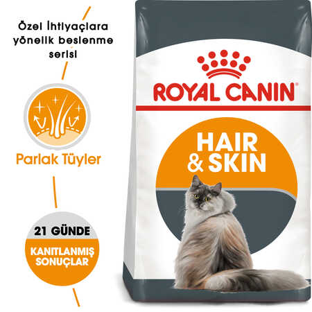 Royal Canin Hair & Skin Deri ve Tüy Sağlığı İçin Yetişkin Kedi Maması 2kg - Thumbnail