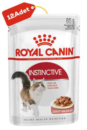Royal Canin Instinctive Gravy Kedi Konservesi 12x85gr 12li - Thumbnail