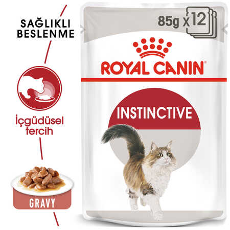 Royal Canin Instinctive Gravy Kedi Konservesi 12x85gr 12li - Thumbnail