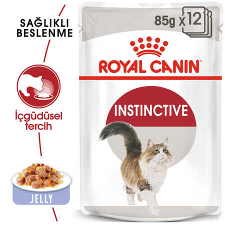 Royal Canin Instinctive Jöleli Kedi Konservesi 12x85gr 12li - Thumbnail