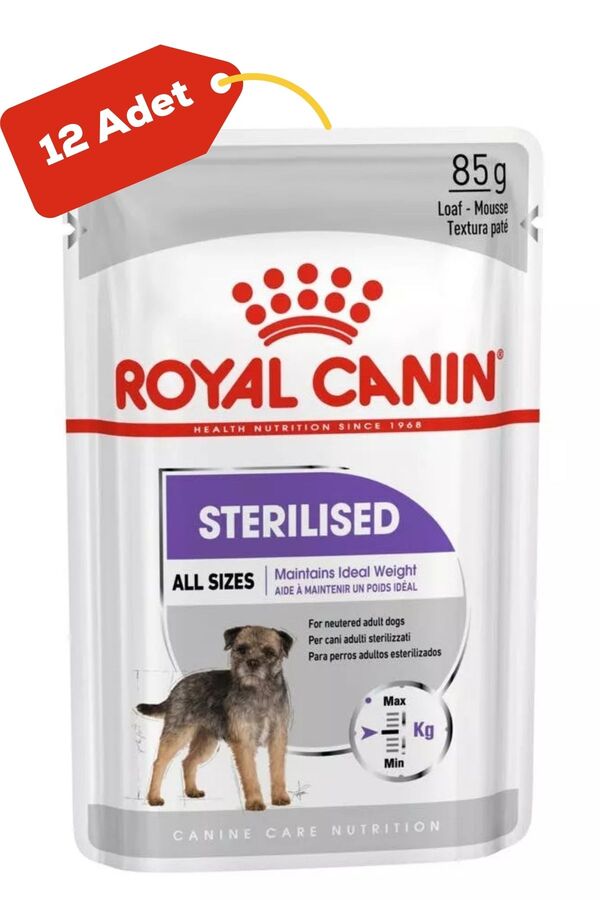 Royal Canin Kısırlaştırılmış Köpek Konservesi 12x85gr (12li)