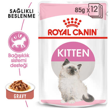 Royal Canin Kitten Gravy Yavru Kedi Konservesi 12x85gr 12li - Thumbnail