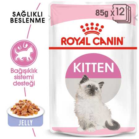 Royal Canin Kitten Jelly Yavru Kedi Konservesi 12x85gr 12li - Thumbnail