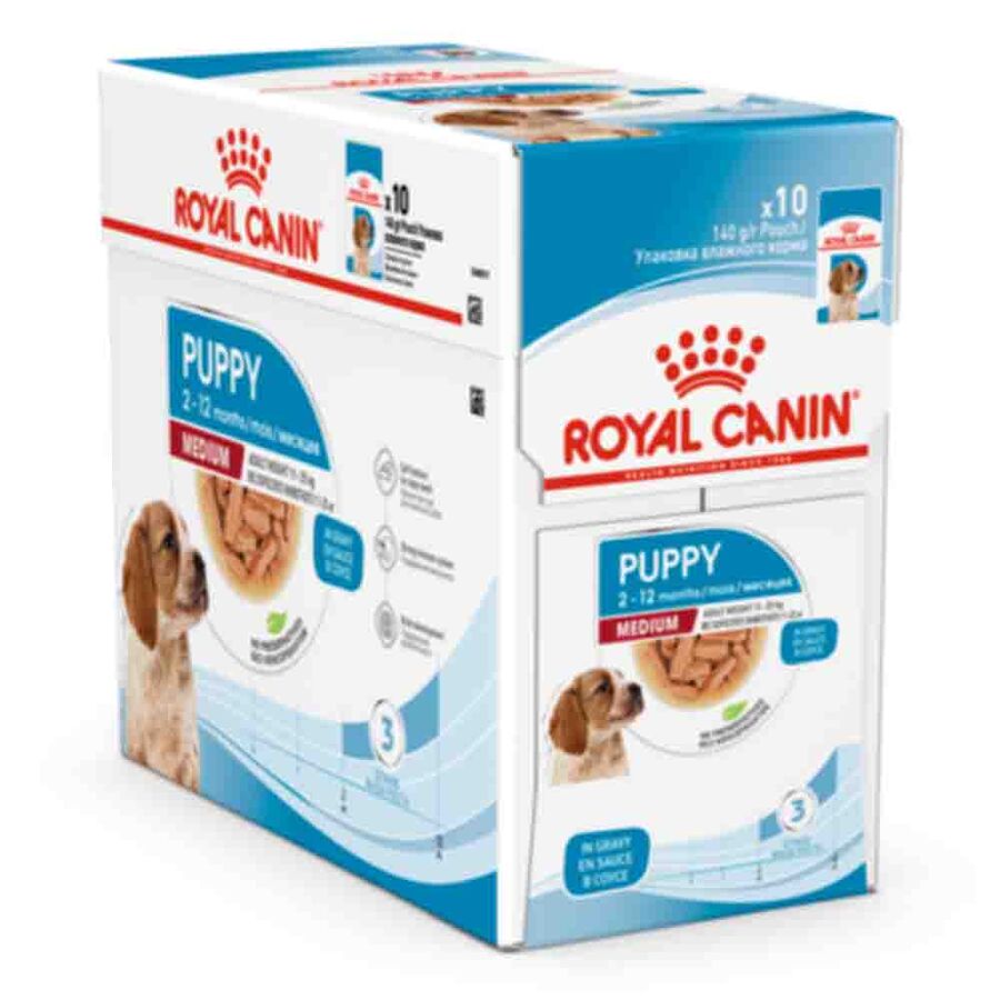 Royal Canin Orta Irk Yavru Köpek Konservesi 10x140gr