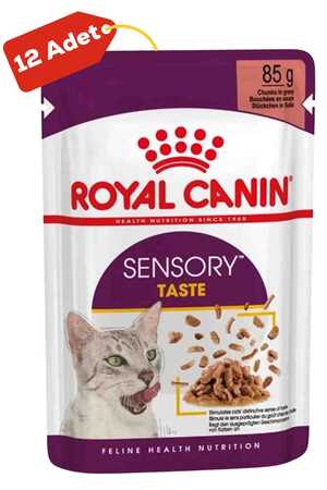 ROYAL CANIN - Royal Canin Sensory Taste Gravy Yetişkin Kedi Konservesi 12x85gr 12li