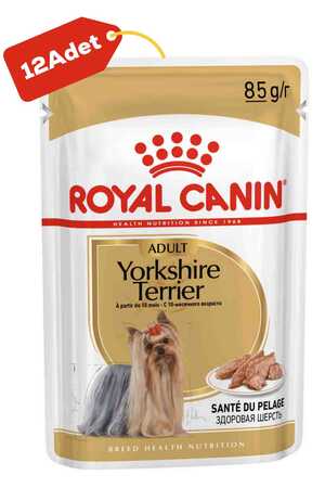 Royal Canin Yorkshire Terrier Yetişkin Köpek Konservesi 12x85gr 12li - Thumbnail