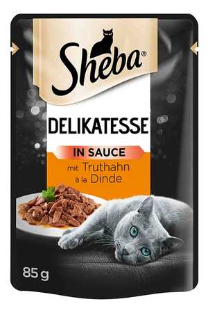 SHEBA - Sheba Delikatesse Hindili Gravy Soslu Yetişkin Kedi Konservesi 85gr