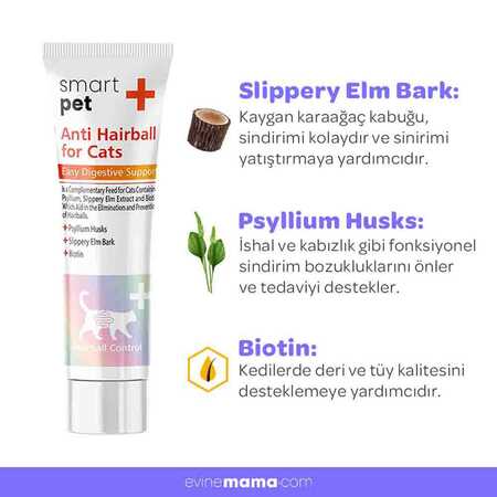 Smartpet + Hairball Malt Kedi Macunu 100ml - Thumbnail