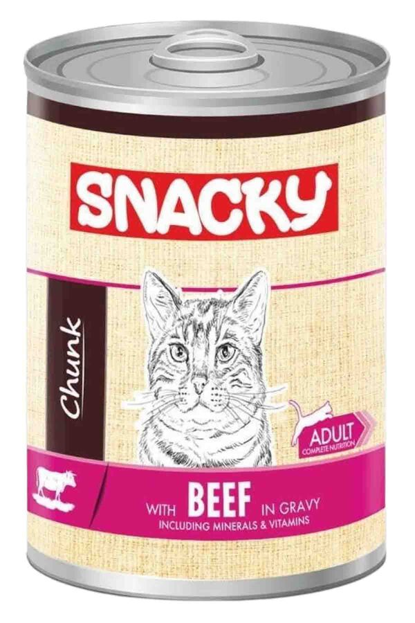 Snacky Sığır Etli Yetişkin Kedi Konservesi 400gr