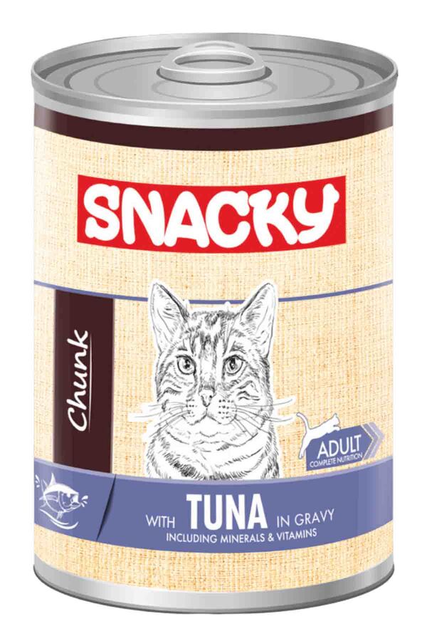 Snacky Ton Balıklı Yetişkin Kedi Konservesi 400gr