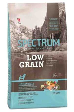 SPECTRUM - Spectrum Düşük Tahıllı Somonlu Hamsili ve Yaban Mersinli Mini Irk Yavru Köpek Maması 2.5kg