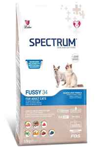SPECTRUM - Spectrum Fussy 34 Balıklı ve Pirinçli Yetişkin Kedi Maması 12kg