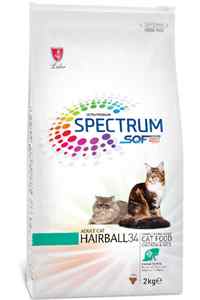SPECTRUM - Spectrum Hairball 34 Tüy Yumağı Önleyici Tavuklu Yetişkin Kedi Maması 2kg